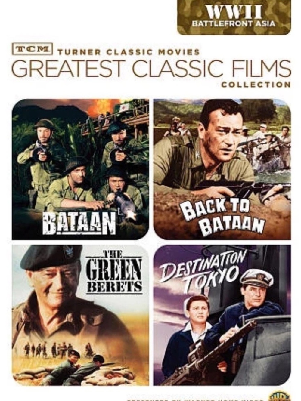 TCM Greatest Classic Films-
2 X DVD Battlefront Lot-
8 Films-
Europe - Asia